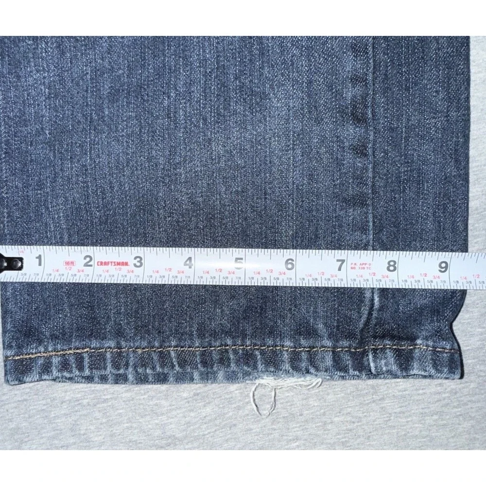 Levi‎ 559 Mens Jeans 36X34 Relaxed Fit Straight Leg Frayed Hem Buttery Soft Feel